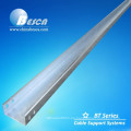 Conducto de cable de acero galvanizado, acero inoxidable, aluminio, acabado FRP y material